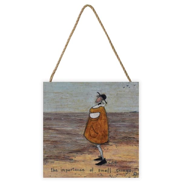 Sam Toft The Importance Of Small Things Wooden Plaque Brown/Grey One Size