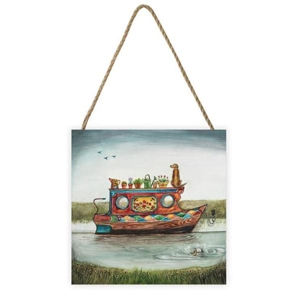 Joe Ramm Urchin Wooden Plaque Multicoloured One Size