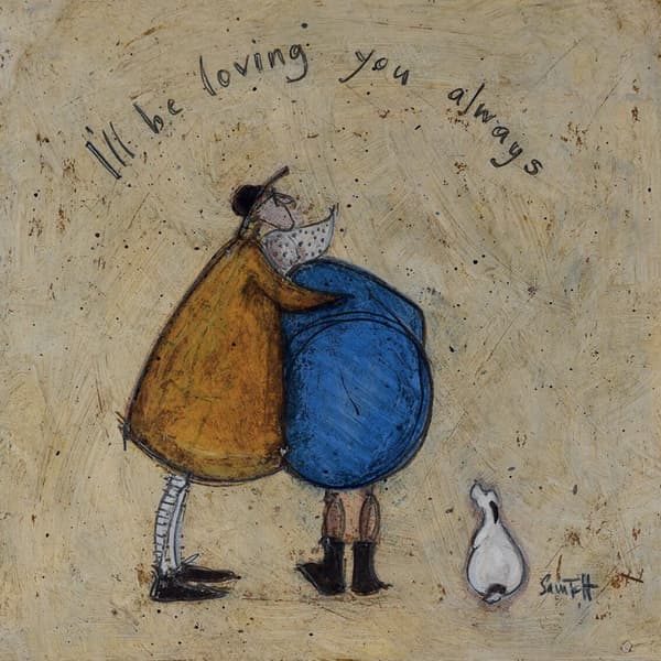 Sam Toft I´ll Be Loving You Always Wooden Plaque