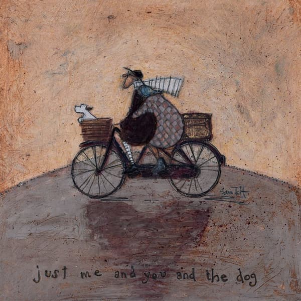 Sam Toft Just Me And You And The Dog Wooden Plaque