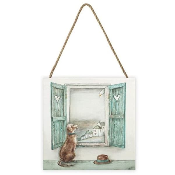 Joe Ramm Træhat plakette Blue/Brown One Size