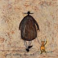Pikkukuva 2 / 2: Sam Toft Just Walking The Cat Wooden Plaque