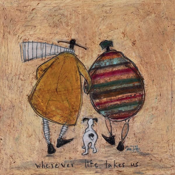 Sam Toft Wherever Life Takes Us Wooden Plaque
