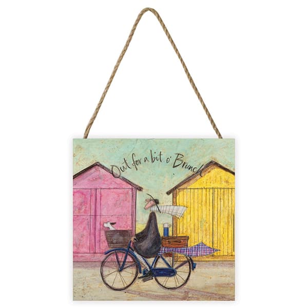 Sam Toft Out For A Bit O Brunch Wood Plaque Multicoloured One Size