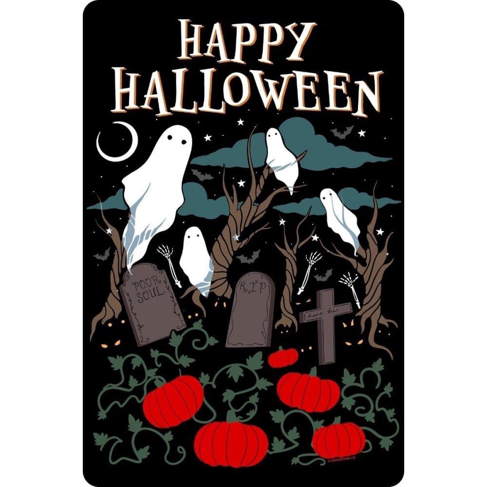 Grindstore Happy Halloween kyrkogård Plaque