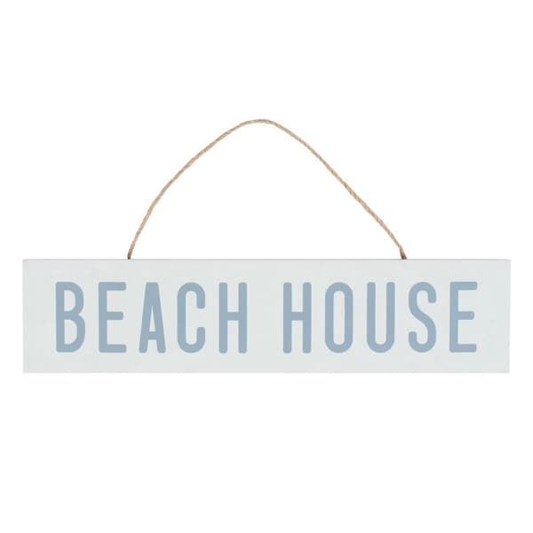 Something Different Beach House dörrskylt White/Light Blue 30cm x 7cm x 0.8cm