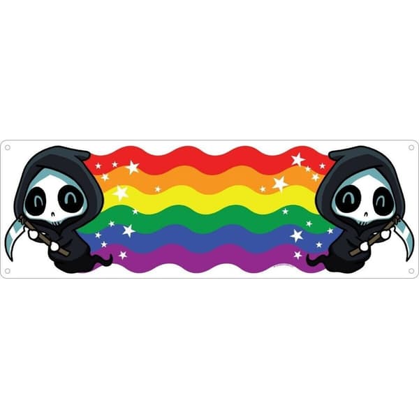 Grindstore Grim Reaper Plaque Multicoloured One Size