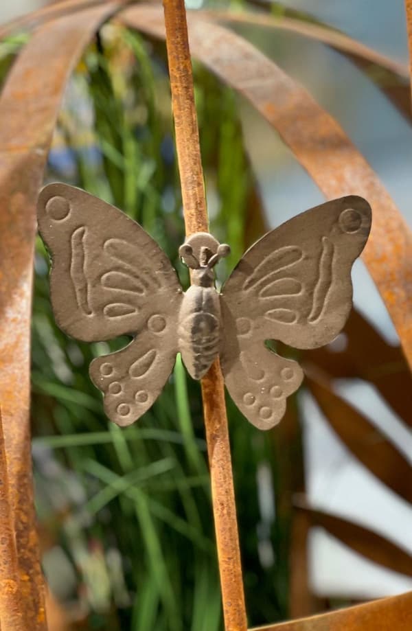 Butterfly Metal Magnet 11 cm