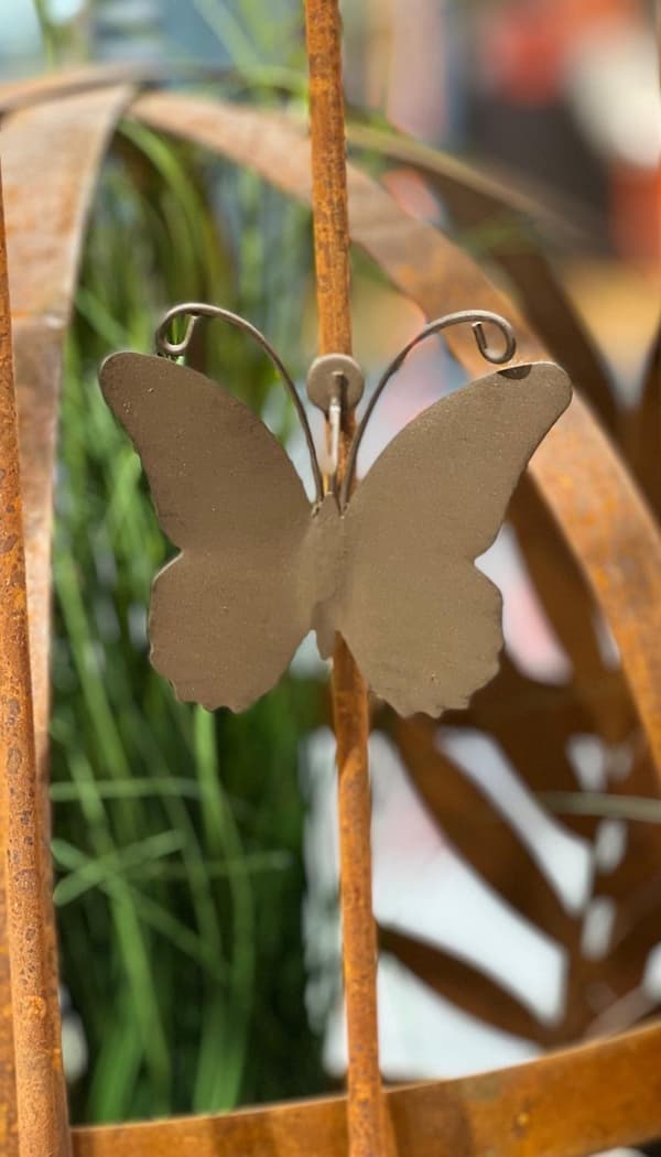 Butterfly Metal Magnet 10 cm