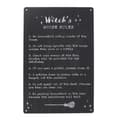 Pikkukuva 1 / 2: Something Different Witch´s House Rules Plaque
