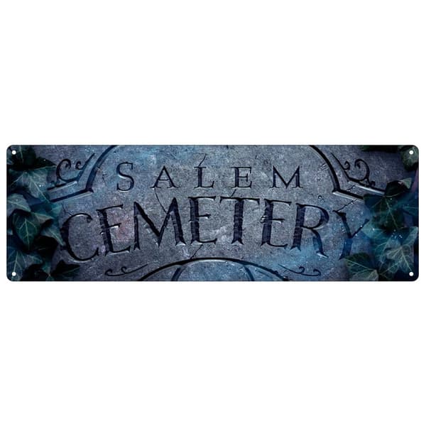 Grindstore Salem Cemetery Plaque Grey One Size