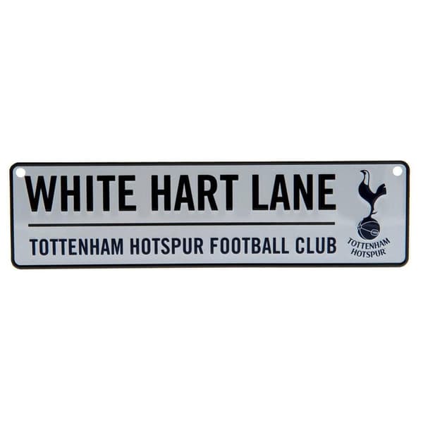 Tottenham Hotspur FC Window Sign White/Black/Navy One Size
