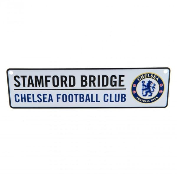 Chelsea FC Window Sign White/Black/Royal Blue One Size