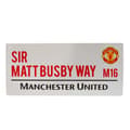 Miniatyrbilde 1 av 3: Manchester United FC Sir Matt Busby Way Street Sign