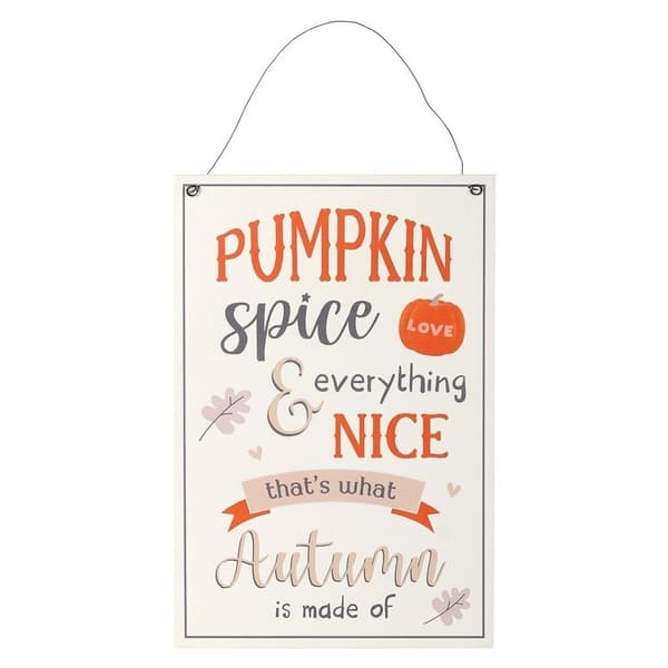Something Different Pumpkin Spice MDF-plakat med græskarkrydderi