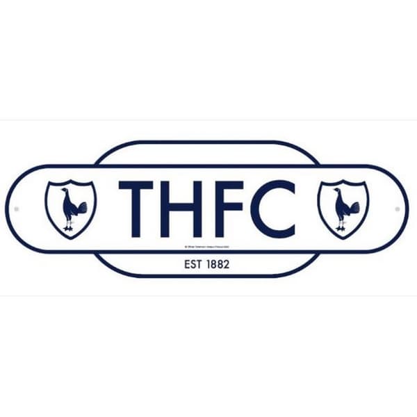 Tottenham Hotspur FC Retro Years Plaque Cream/Navy One Size