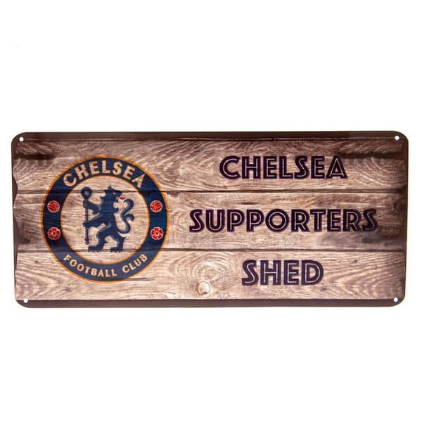 Chelsea FC Supporters Shed Plaque Brown One Size
