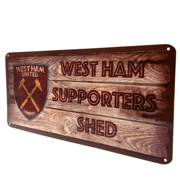 West Ham United FC Supporters Shed Plaque