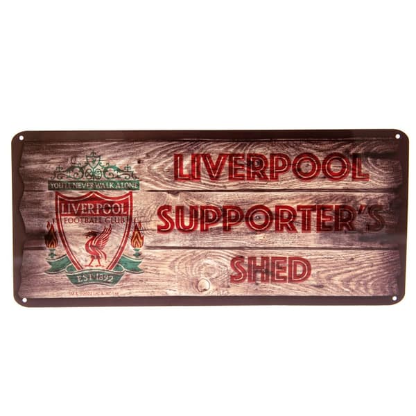 Liverpool FC Supporters Shed Plaque Brown One Size