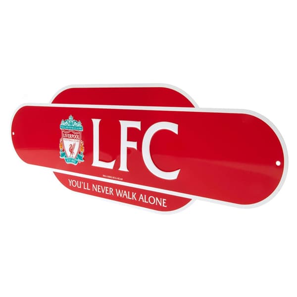 Liverpool FC Du kommer aldrig att gå ensam retroplakett