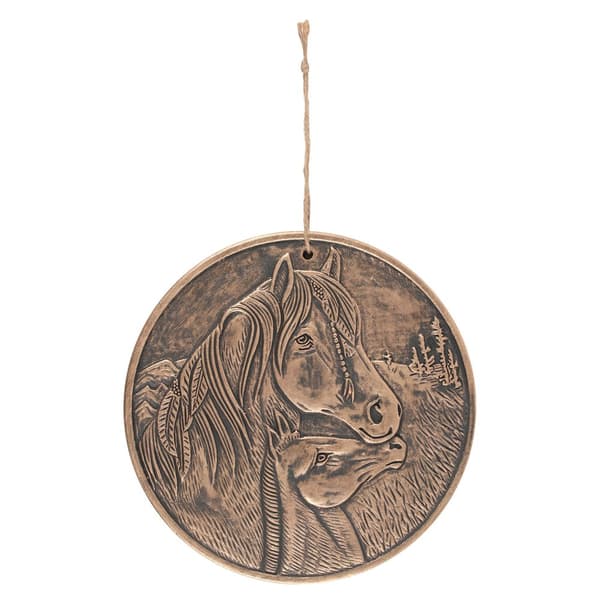 Lisa Parker Apache Terracotta Horse Plaque Bronze One Size