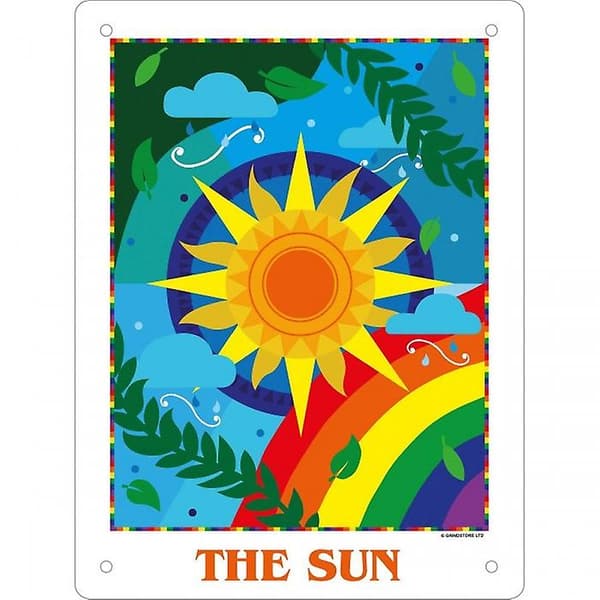 Deadly Tarot Solen Tin Mini Plaque