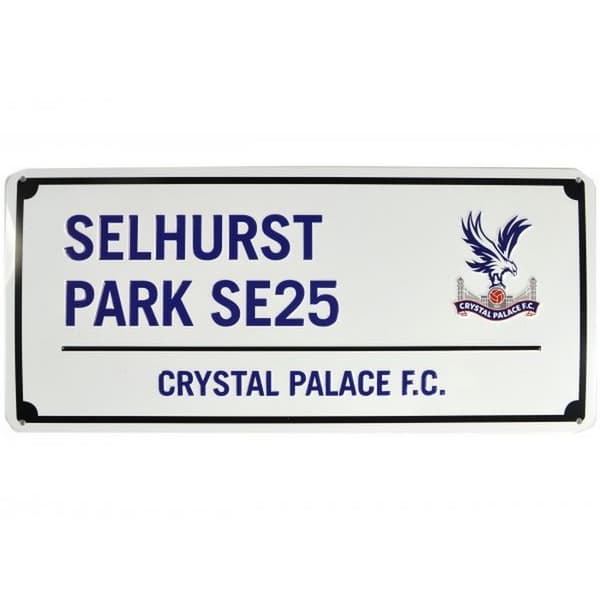 Crystal Palace FC Selhurst Park SE25 Metal Plaque