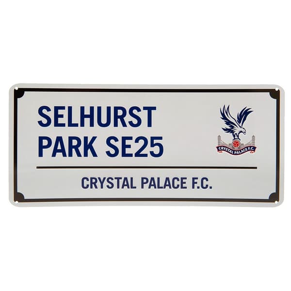 Crystal Palace FC Selhurst Park SE25 Plaque White/Blue One Size