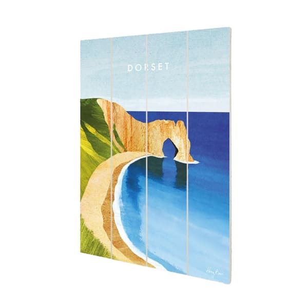 Henry Rivers Dorset Durdle Door Plaque Multicoloured 59cm x 40cm