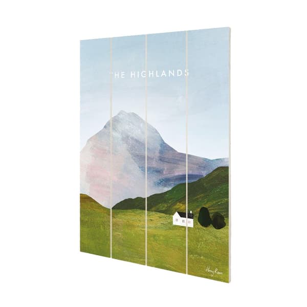 Henry Rivers The Highlands Plaque Multicoloured 59cm x 40cm