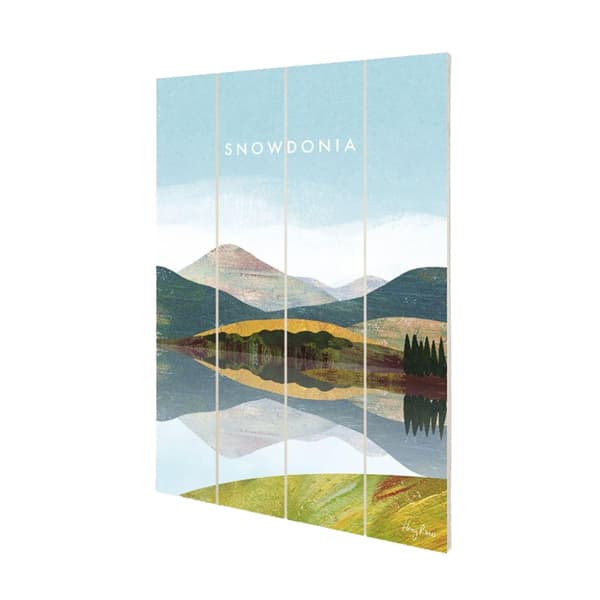 Henry Rivers Snowdonia Plaque Multicoloured 59cm x 40cm
