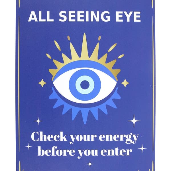 Something Different Metal All Seeing Eye Hanging Sign
