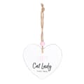 Miniatyrbillede 1 af 3: Something Different Crazy Cat Lady Heart Hanging Sentiment Sign