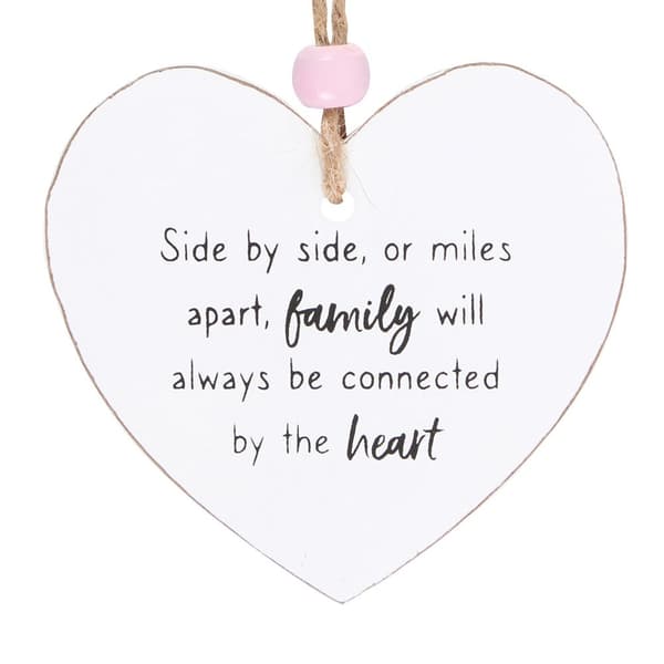 Something Different Family Is... Heart Hanging Sentiment Sign