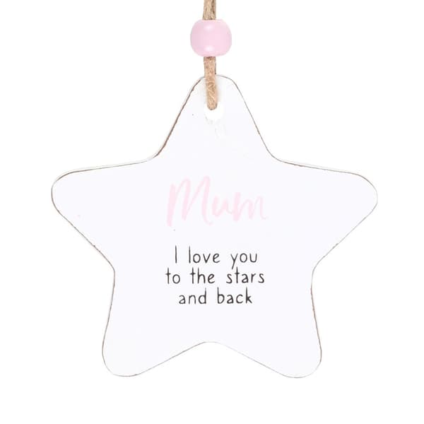 Something Different Mum Star Hanging Sentiment Sign