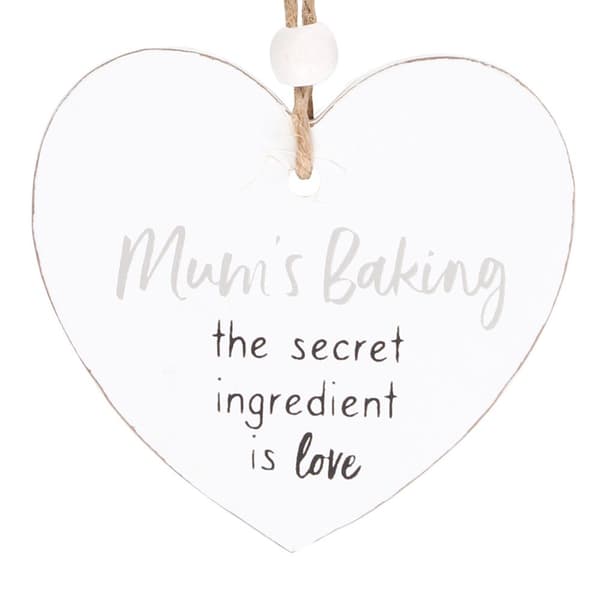 Something Different Mum´s Baking Secret Ingredient Hanging Sentiment Sign
