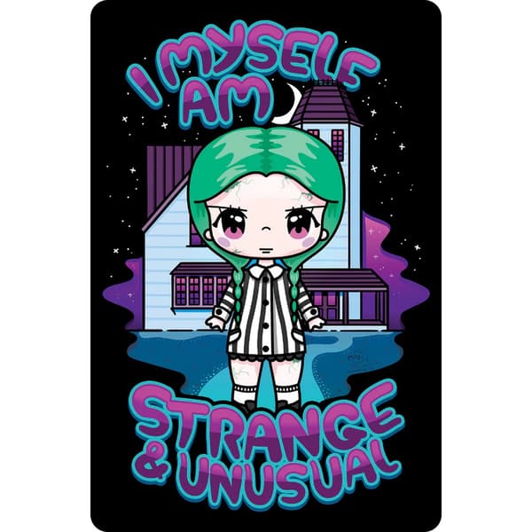 Grindstore I, Myself, Am Strange & Unusual Tin Plaque Black/White/Yellow One Size