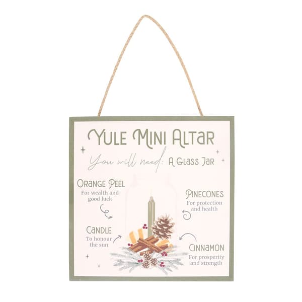 Something Different Julaltare MDF Hängande skylt Pink/Grey One Size