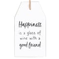Miniatyrbild 3 av 3: Something Different Lycka är ett glas vin Hängande skylt