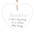 Pikkukuva 3 / 3: Something Different Friendship Is... Heart Hanging Sentiment Sign