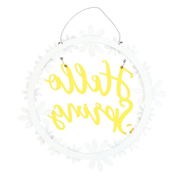 Something Different Hello Spring Daisy Wreath