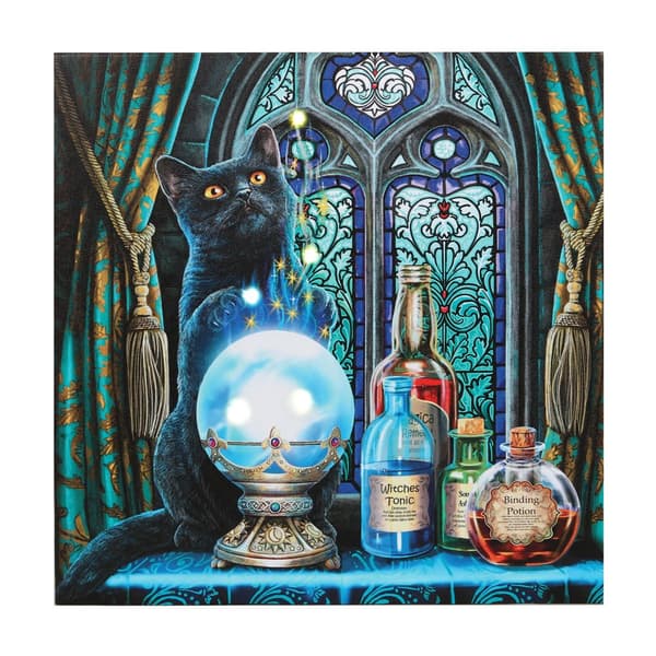 Lisa Parker The Witches Apprentice Canvas Light Up Plaque Multicoloured One Size