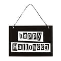 Miniatyrbilde 1 av 2: Something Different Happy Halloween Hanging Plaque