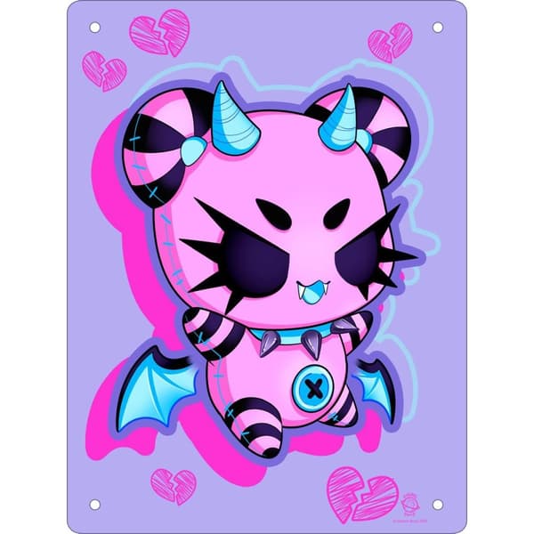 Cosmic Boop Tin Mini Bitter Cutie Plaque Light Purple/Pink Mini