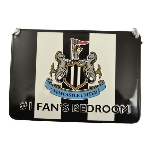 Newcastle United FC No One Fans Striped Sign