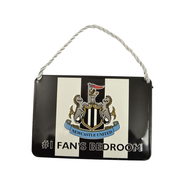 Newcastle United FC No One Fans Striped Sign