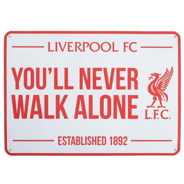 Liverpool FC You´ll Never Walk Alone Crest Plaque | CDON