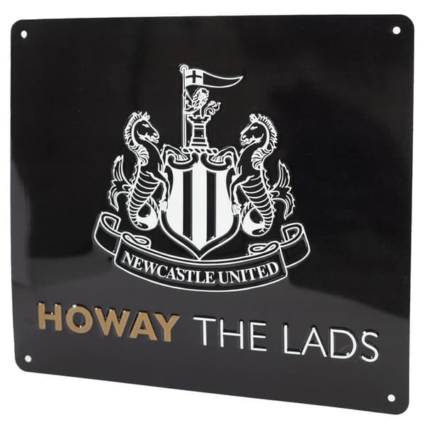 Newcastle United FC Howay The Lads Tunnel Sign