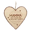 Miniatyrbillede 1 af 3: Hjärta Trä Mamma wooden heart