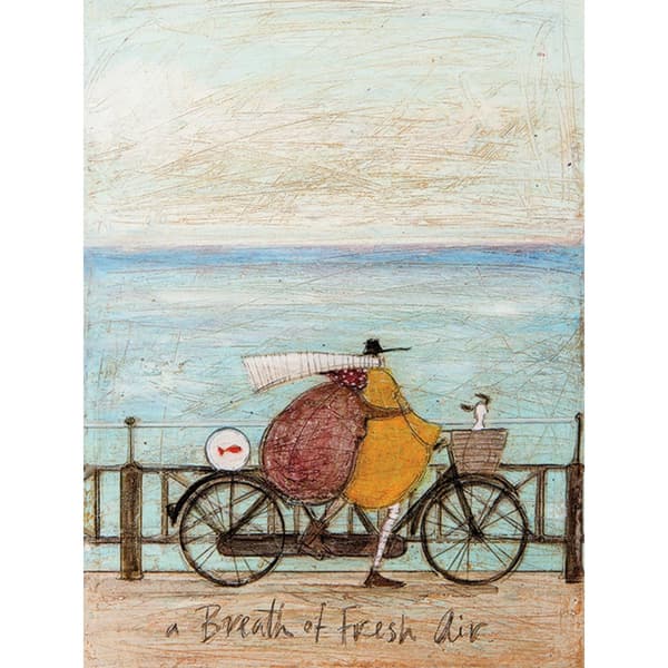 Sam Toft A Breath Of Fresh Air Wooden Plaque